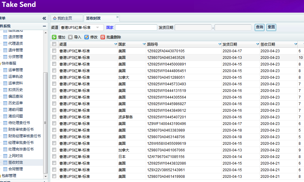 UPS國(guó)際快遞時(shí)效